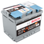 Авто аккумулятор Bosch 60Ah 680A S5 A05 AGM 0092S5A050