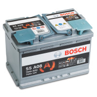 Авто акумулятор Bosch 70Ah 760A S5 A08 AGM 0092S5A080
