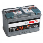 Авто акумулятор Bosch 80Ah 800A S5 A11 AGM 0092S5A110