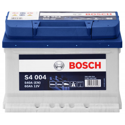 Авто аккумулятор Bosch 60Ah 540A S4 004 0092S40040
