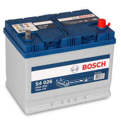 Авто аккумулятор Bosch 70Ah 630A S4 026 0092S40260