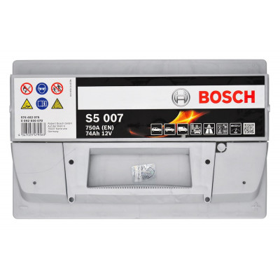 Авто аккумулятор Bosch 74Ah 750A S5 007 0092S50070