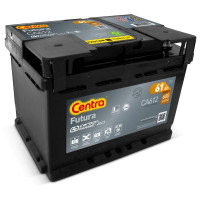 Авто акумулятор Centra 61Ah 600A Futura CA612