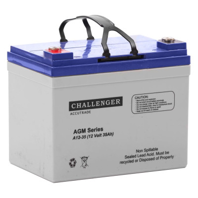 AGM аккумулятор Challenger 12V 35Ah A12-35