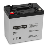AGM аккумулятор Challenger 12V 55Ah A12-55
