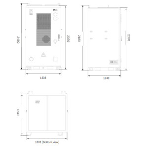 Система зберігання енергії Deye GE-F240-BC-2-A3