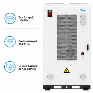 Система зберігання енергії Deye GE-F256-BC-2-A3