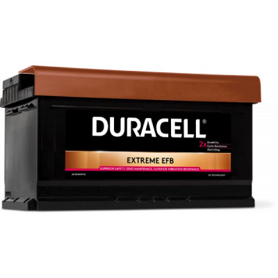 Авто акумулятор Duracell 75Ah 730A Extreme EFB DE75EFB
