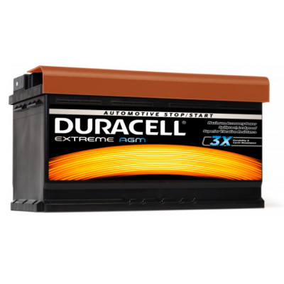 Авто акумулятор Duracell 80Ah 800A Extreme AGM DE80AGM