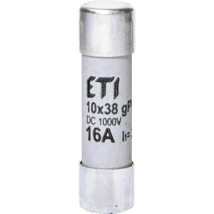 Запобіжник для ФЕМ ETI CH10x38 gPV 16A/1000V DC