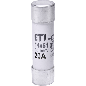 Предохранитель ETI CH14x51 gPV 20A/1000V DC