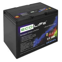 Літієвий акумулятор EcoLife 12V 60Ah LiFePO4