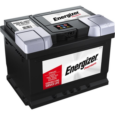 Авто акумулятор Energizer 60Ah 540A Premium EM60LB2