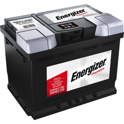 Авто акумулятор Energizer 63Ah 610A Premium EM63L2