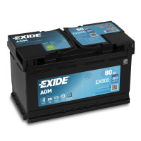 Авто акумулятор Exide 80Ah 800A Start-Stop AGM EK800