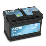 Авто акумулятор Exide 70Ah 760A Start-Stop AGM EK700