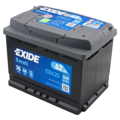 Авто аккумулятор Exide 62Ah 540A Excell EB620