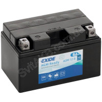 Мотоаккумулятор Exide 8,6Ah AGM12-8