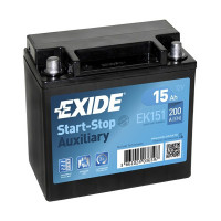 Дополнительный аккумулятор Exide 15Ah 200A EK151