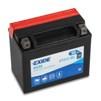 Мотоаккумулятор Exide 10Ah ETX12-BS