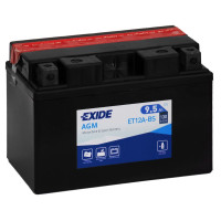 Мотоаккумулятор Exide 9,5Ah ET12A-BS