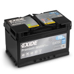 Авто аккумулятор Exide 72Ah 720A Premium EA722