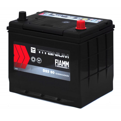 Авто аккумулятор Fiamm 60Ah 540A Titanium Black Asia