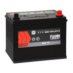 Авто аккумулятор Fiamm 75Ah 640A Titanium Black Asia