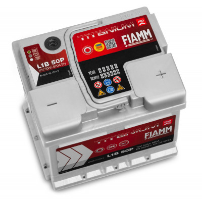 Авто аккумулятор Fiamm 50Ah 520A Titanium Pro