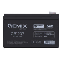 AGM аккумулятор Gemix 12V 7Ah GB1207