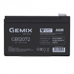 AGM акумулятор Gemix 12V 7,2Ah GB12072