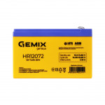 AGM акумулятор Gemix 12V 7,2Ah HR12072