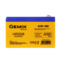 AGM аккумулятор Gemix 12V 8Ah HR1208