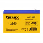 AGM акумулятор Gemix 12V 9Ah HR1209