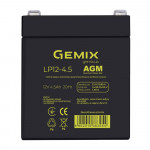 AGM акумулятор Gemix 12V 4,5Ah LP12-4.5