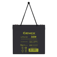 AGM акумулятор Gemix 12V 50Ah LP12-50