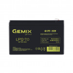 AGM акумулятор Gemix 12V 7Ah LP12-7.0