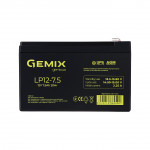 AGM аккумулятор Gemix 12V 7,2Ah LP12-7.5