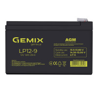 AGM аккумулятор Gemix 12V 9Ah LP12-9.0