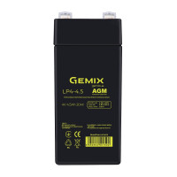 AGM аккумулятор Gemix 4V 4,5Ah LP4-4.5