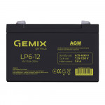 AGM акумулятор Gemix 6V 12Ah LP6-12