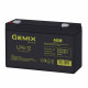 AGM аккумулятор Gemix 6V 12Ah LP6-12