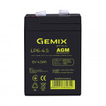 AGM акумулятор Gemix 6V 4,5Ah LP6-4.5
