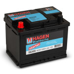 Авто аккумулятор Hagen 62Ah 540A Starter 56209