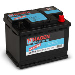 Авто аккумулятор Hagen 62Ah 540A Starter 56219