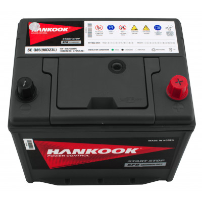Авто акумулятор Hankook 65Ah 680A EFB Start-Stop SE Q85