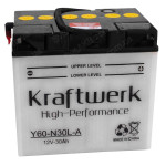 Мотоаккумулятор Kraftwerk 30Ah Y60-N30L-A