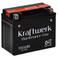 Мотоакумулятор Kraftwerk 10Ah YTX12-BS