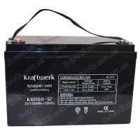 AGM акумулятор Kraftwerk 12V 100Ah KW100-12