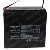 AGM акумулятор Kraftwerk 12V 55Ah KW55-12